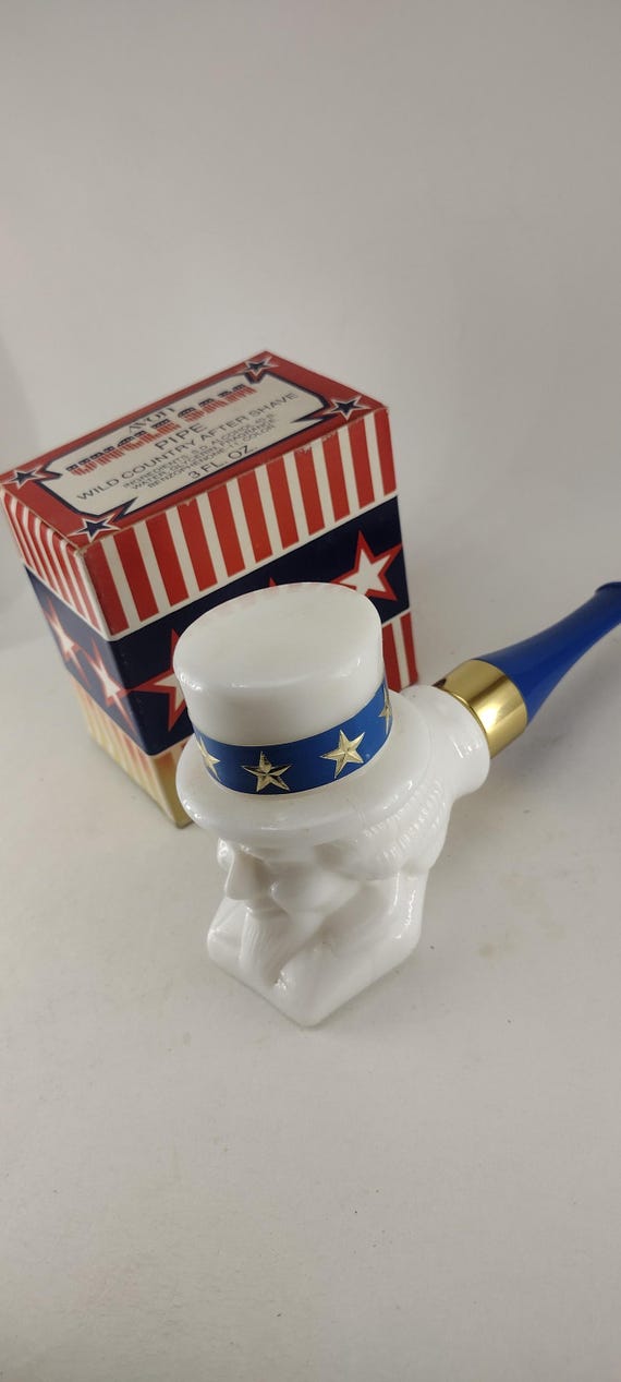 Avon Uncle Sam Pipe Wild Country Aftershave