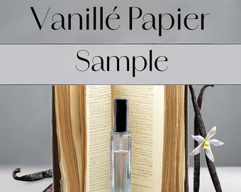 Sample: Vanille Papier (Vanilla, Dried paper, Amber, Benzoin)