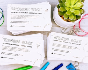 Reading Flashcards: More Than 300 Cards to Practice Graphemes, Phonemes, and Phonetic Spelling