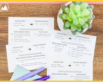 Spelling Stack - 68 Cards for Phonetic Spelling Practice