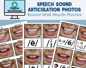 Mouth Pictures for Sound Wall - Set 1