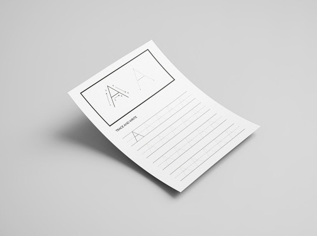 26 Alphabet Worksheets| Handwriting Practice| ABC Trace & Write ...