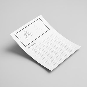 26 Alphabet Worksheets| Handwriting Practice| ABC Trace & Write| Preschool Tracing Pages| Dotted Alphabet| A-Z Letter Tracing| Printable