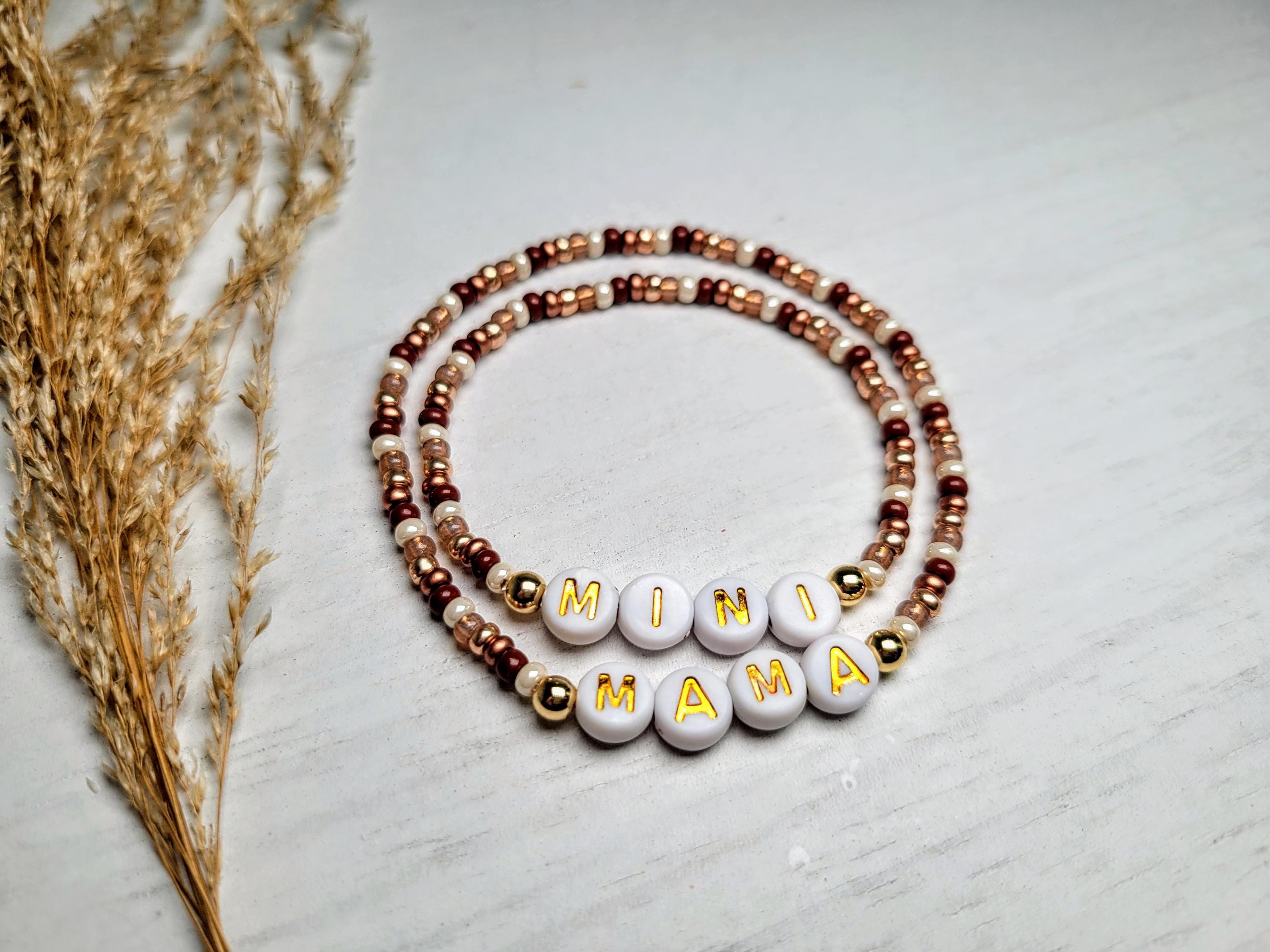 Mama and Mini Set of 2 Bracelet | Neutral Braclets | Girl