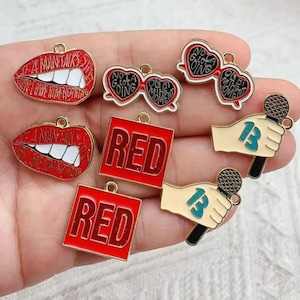 Componenti aggiuntivi per ciondoli da braccialetto: Swiftie, Cuore, Arcobaleno, Luna, Stella