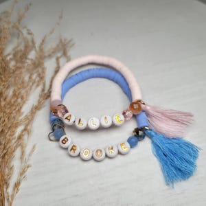 Barbie girl name bracelet | Pink bracelet | Baby bracelet | Barbie | Clasp bracelet | Stretch bracelet | Baby jewelry | Name bracelet