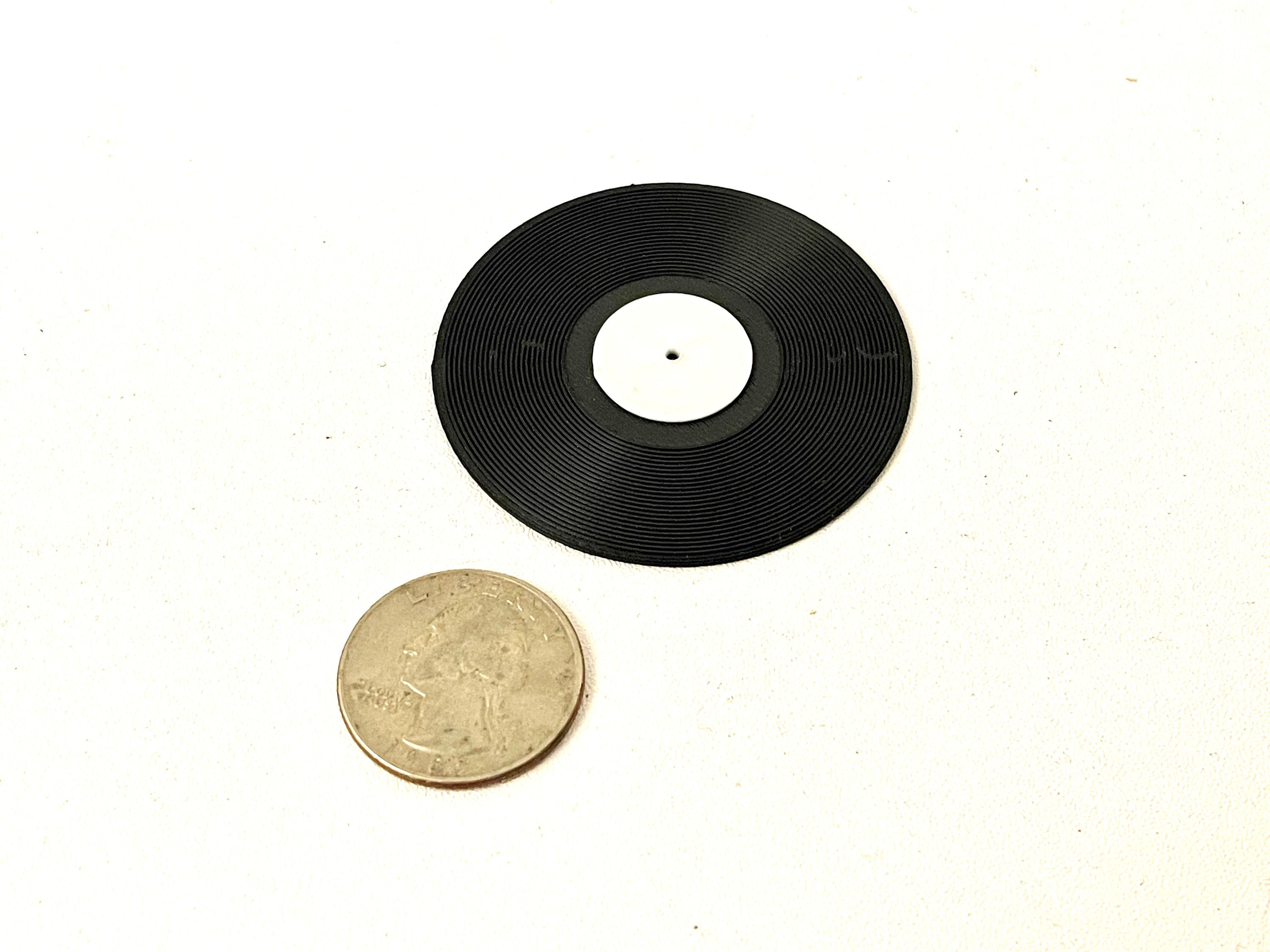 Miniature vinyl records - Etsy 日本