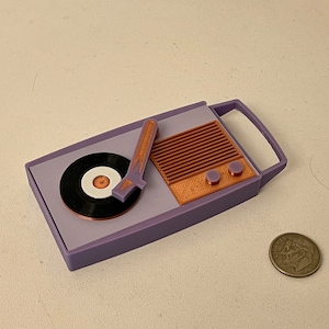 Mini 1/6 Scale 60s Record Player