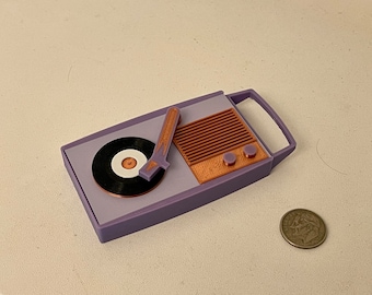 Mini 1/6 Scale 60s Record Player