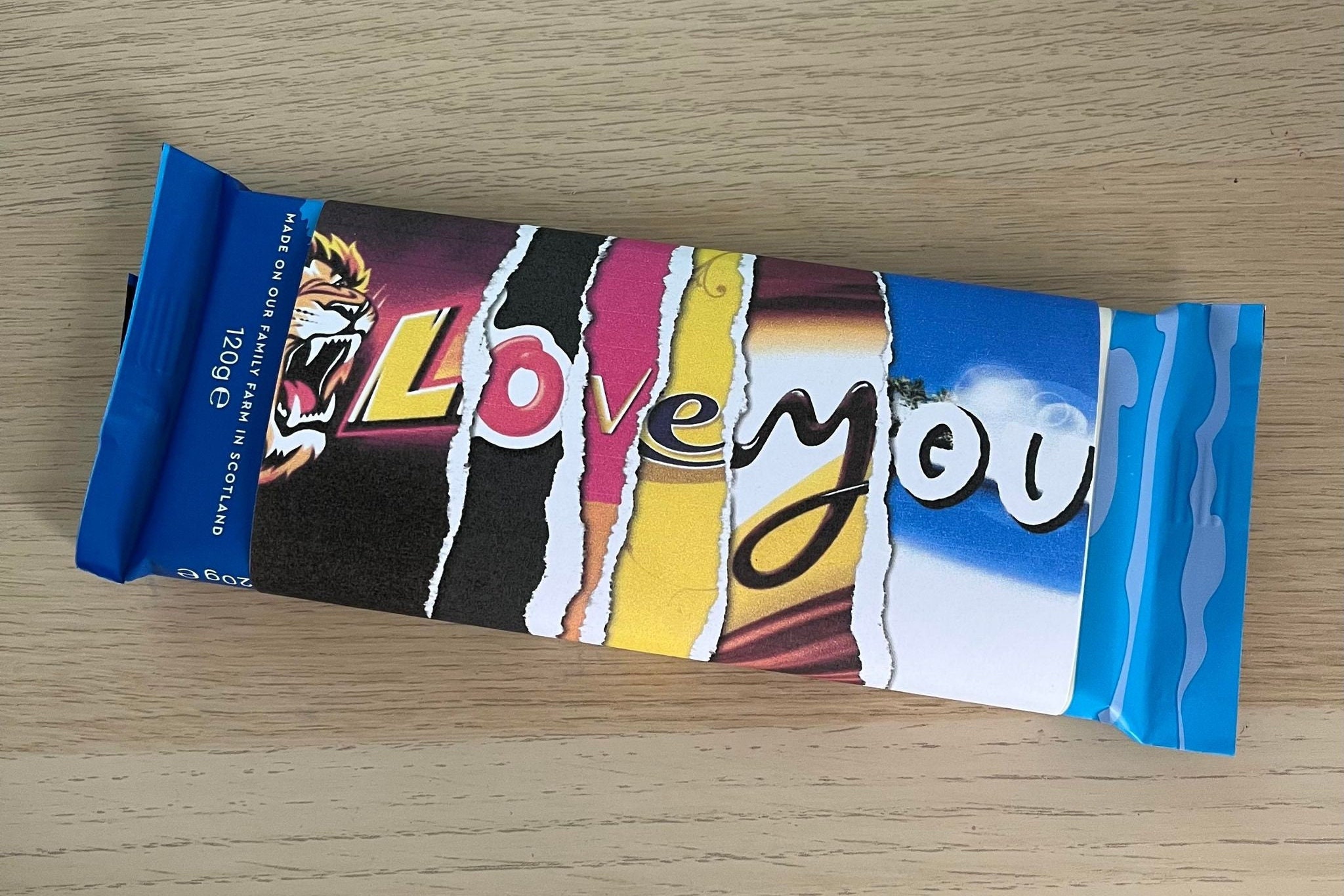 Ripped Effect Chocolate Bar Wrappers Etsy Ireland
