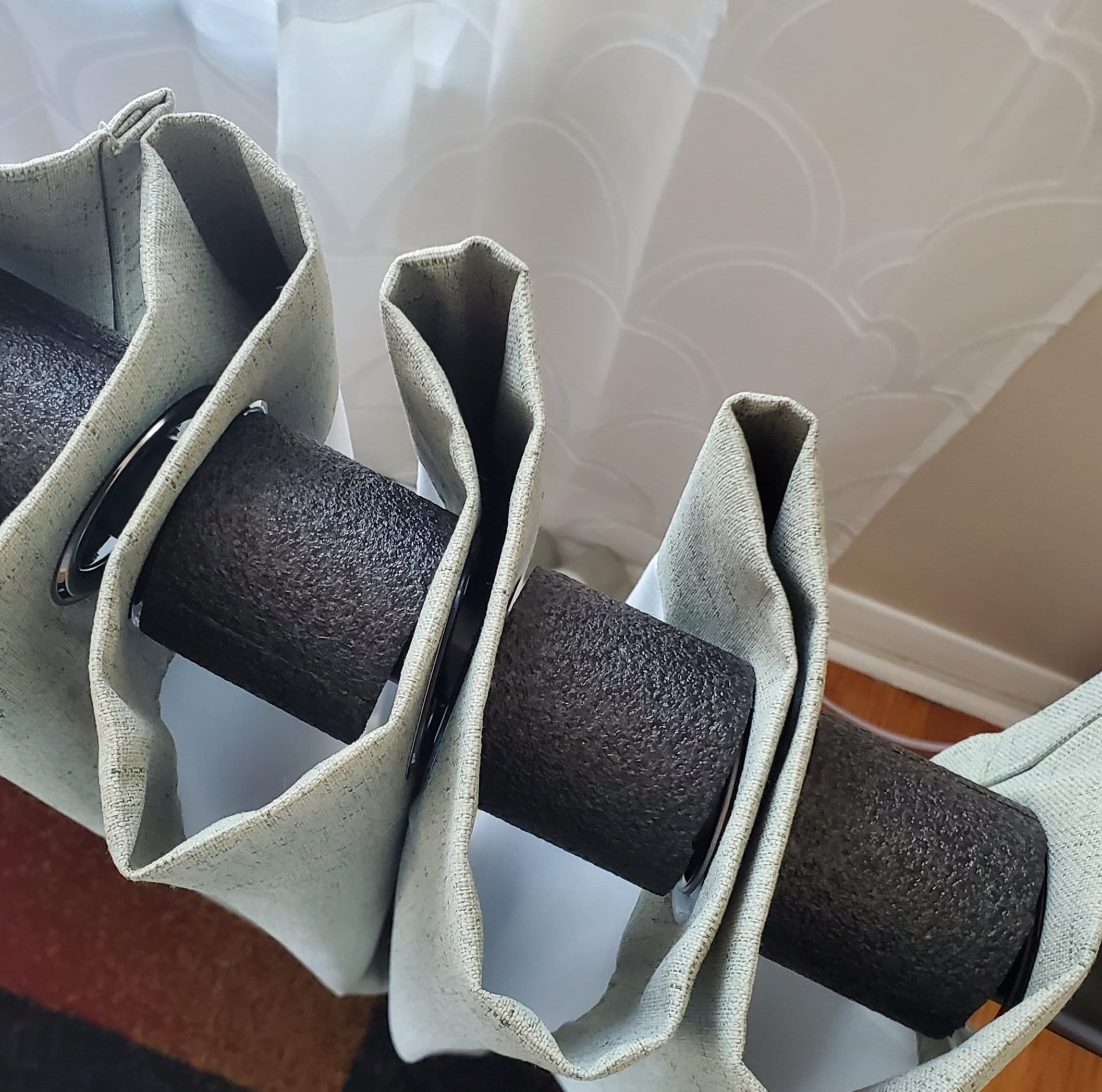 16 Curtain Spacers, Grommet Spacers, Drapes Spacers, Curtain Shapers