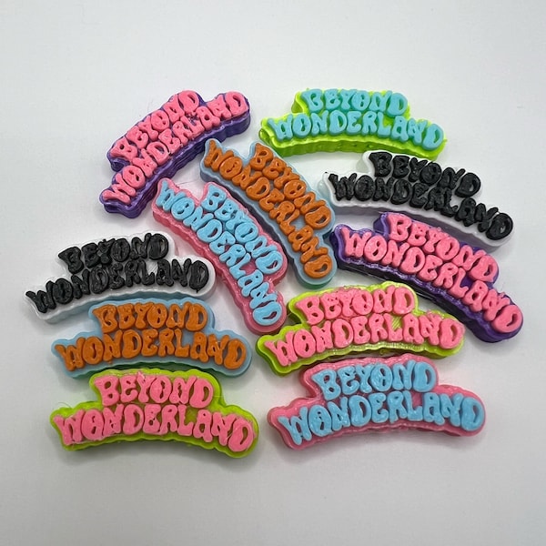 Beyond Wonderland Rave Kandi Bead Set of 6 for Bracelets Perlers