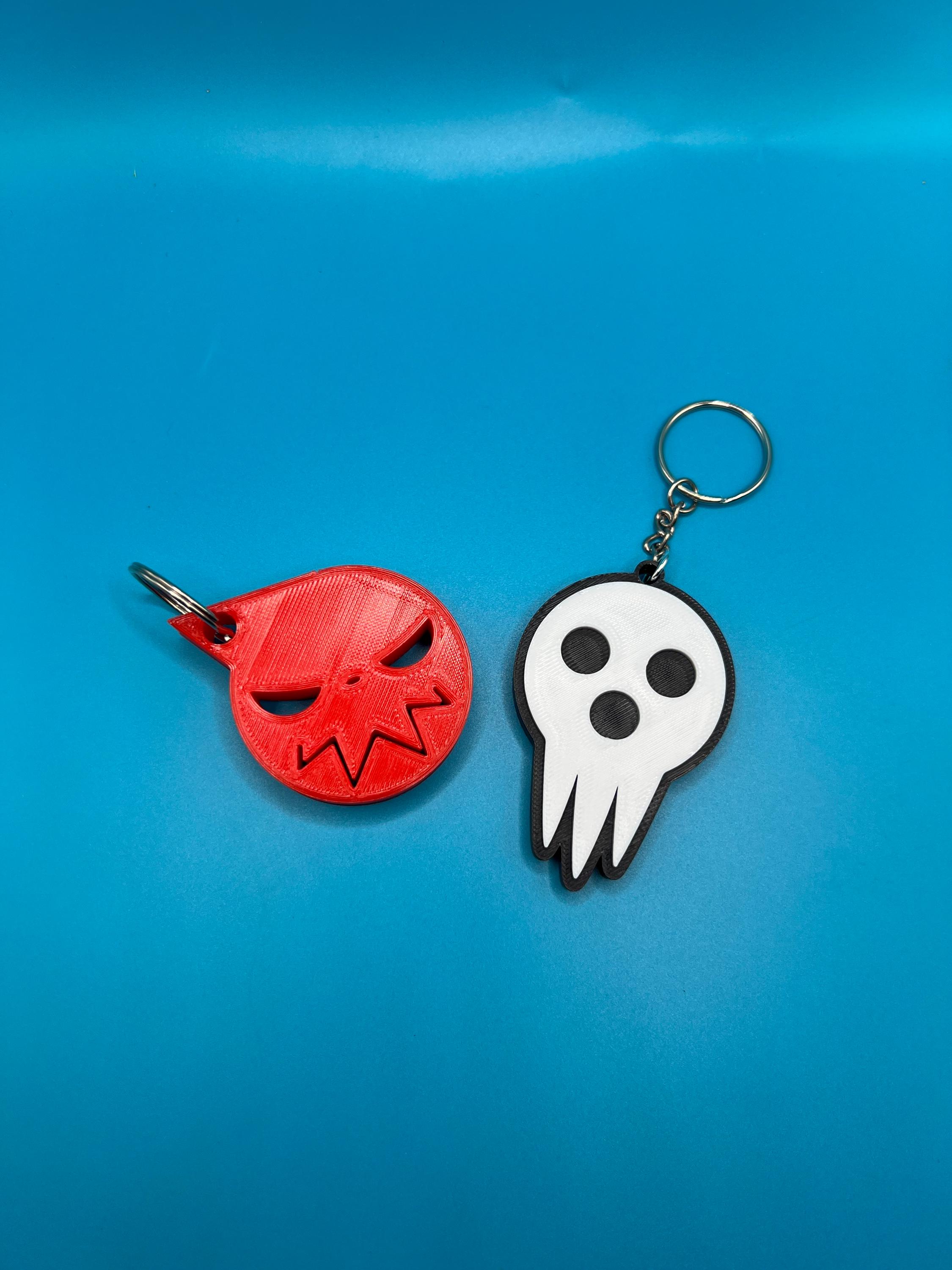 ソウルイーター デス・ザ・キッド メタルキーホルダー チャーム Soul Eater / Death the Kid Inspired Anime Key Ring Pendant - Etsy