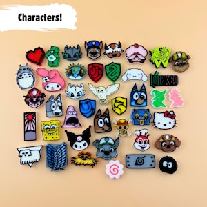 Custom Character Charms (Set of 10) - DIY Bracelet & Kandi Crafts