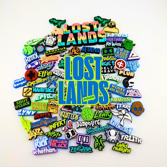 Lost Lands Festival Kandi Bead Charms with DJs Artists and Fun Rave Beads