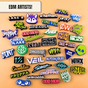 EDM Artist Kandi Bracelet Beads: Customizable DJ Logo Friendship Bracelets