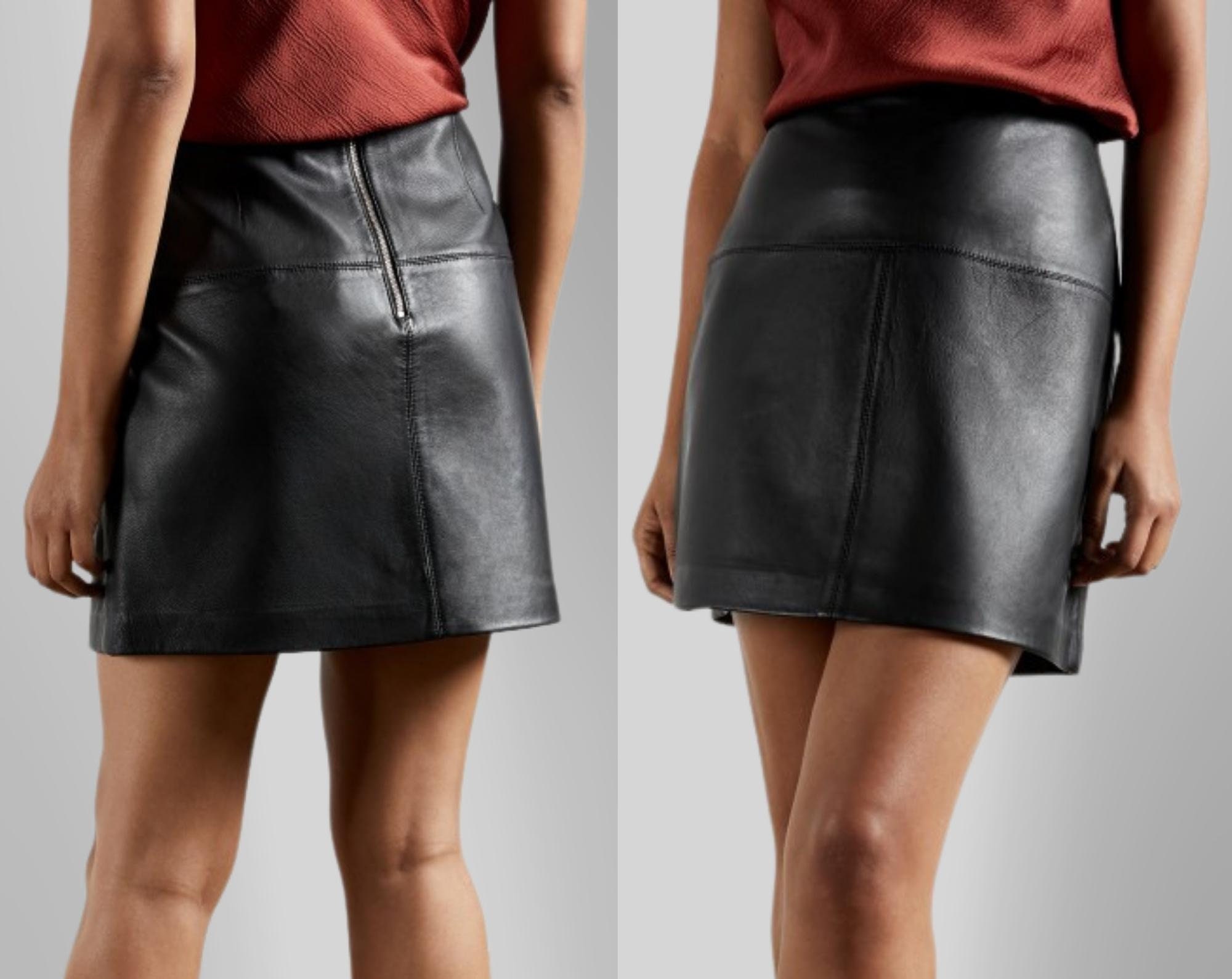 Real Leather Skirt 