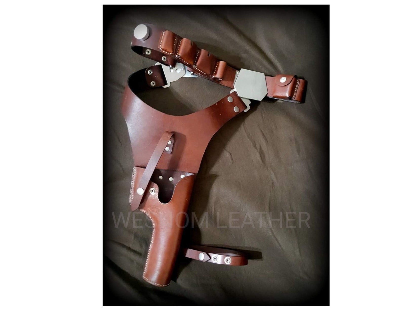 Han Solo Gun Belt With Holster Corallina Smuggler Leather Belt Etsy