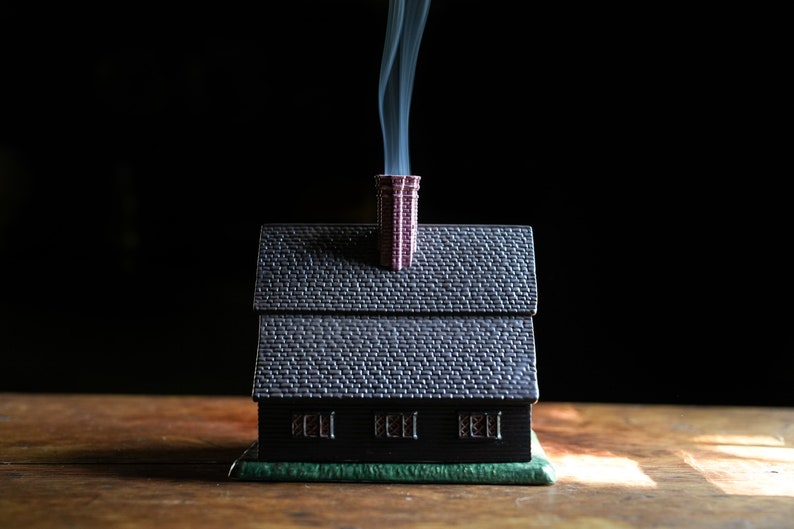 Salem Witch House in Incense Burner Etsy
