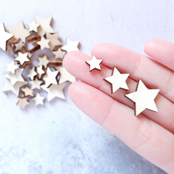 Wooden Stars, Card Making, Wooden shapes, Craft making, Scrapbooking, Card making,  Craft, Embellishments, Scrapbook supplies