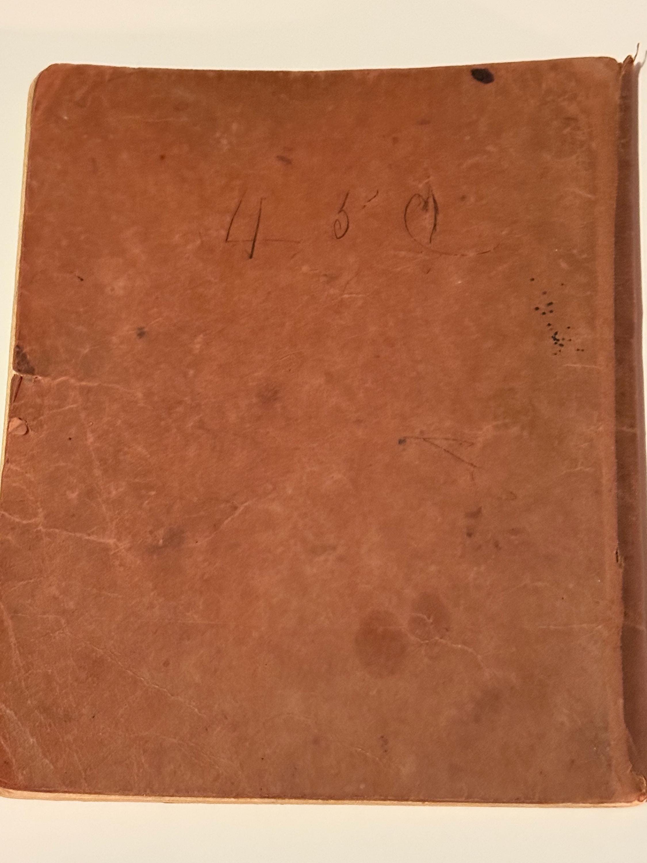 Antique Early 1900s School Notebook Full of Writing Very Cool! - Etsy
