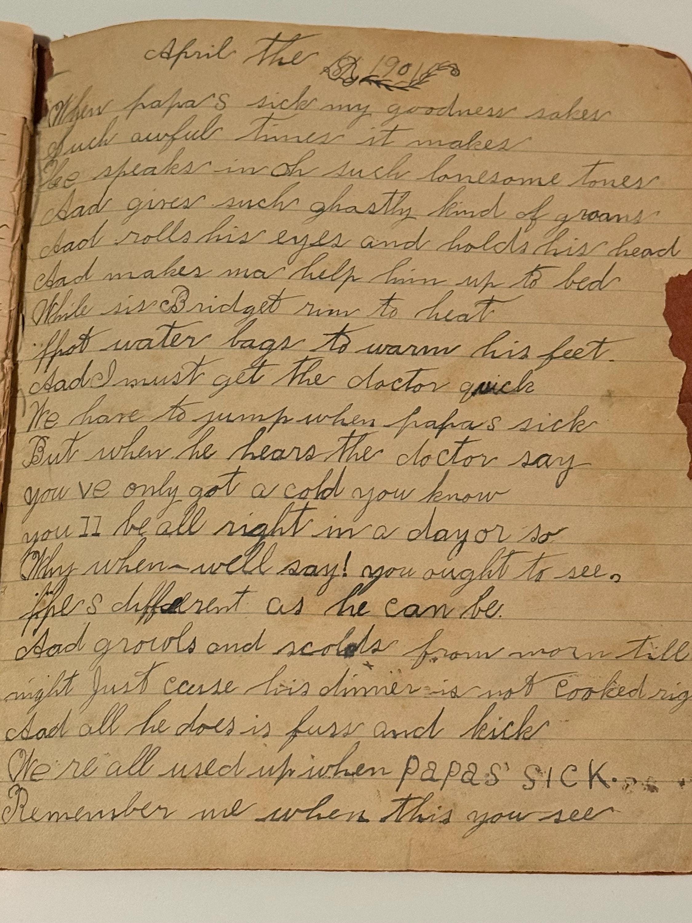 Antique Early 1900s School Notebook Full of Writing Very Cool! - Etsy