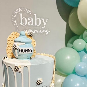 Acrylic 'Baby' Cake Topper Double Layer / Baby Shower Cake Topper / Event Cake Topper