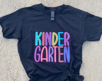 Kindergarten T-Shirt: First Day of School Tee