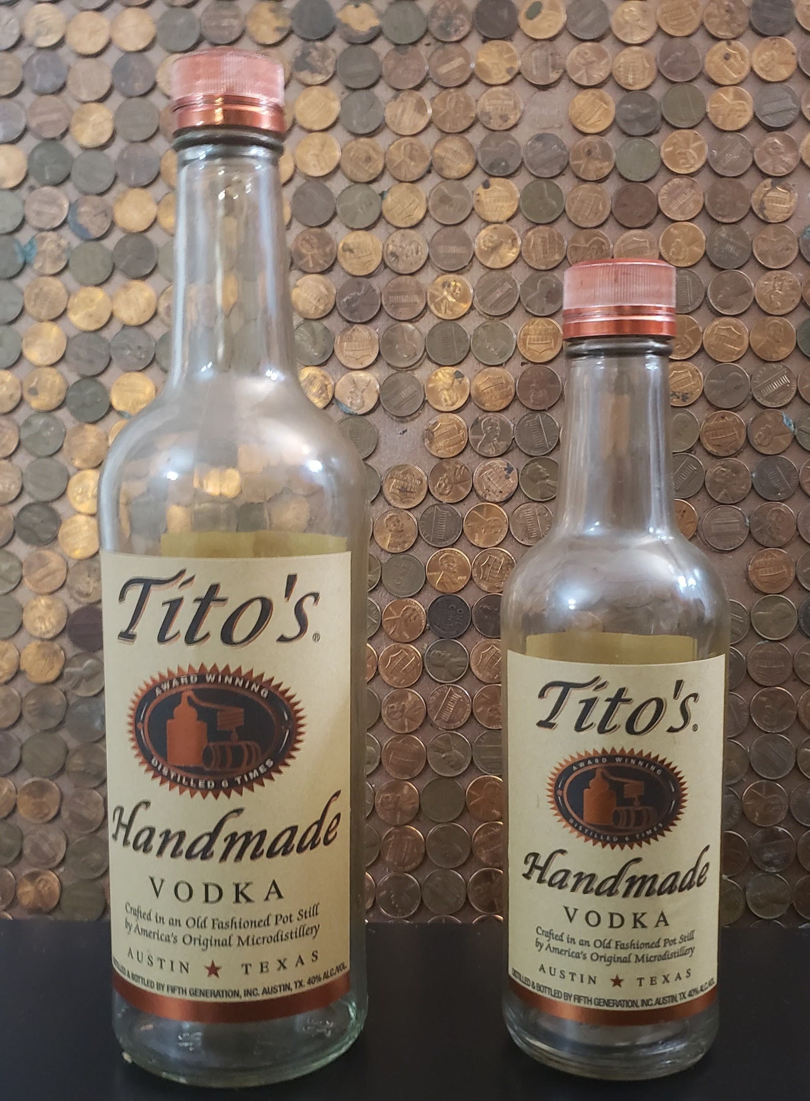 Titos Handmade Vodka Bottles Available in Single or Multiples Etsy