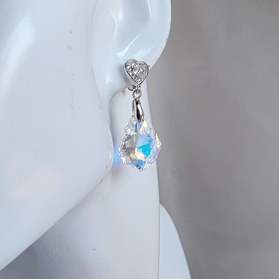 Swarovski aurora borealis earrings online