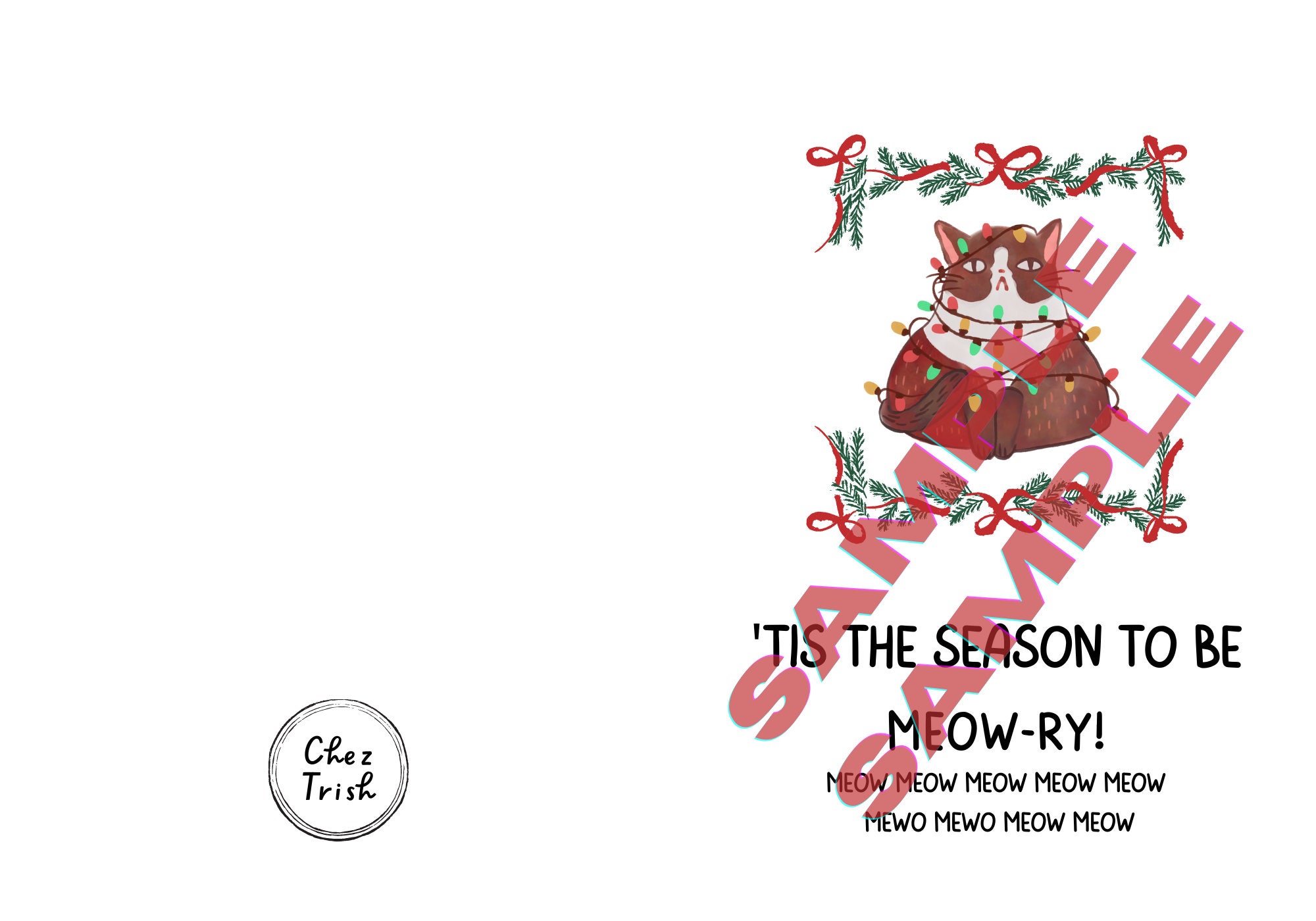 Digital Greeting Card Printable Greeting Card Holidays Etsy