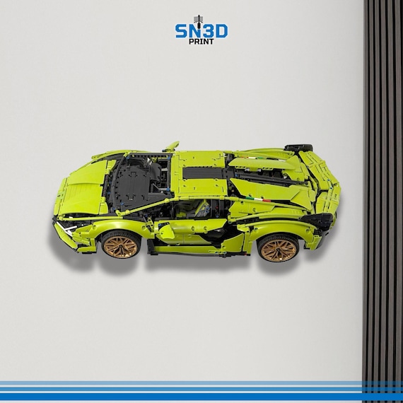 Wall Mount for LEGO Technic Lamborghini Sián FKP 37 (42115