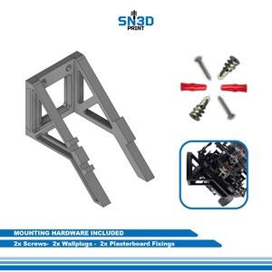 Horizontal Wall Mount for LEGO Technic Mercedes-AMG Formula 1 Race Car(42171) image 5