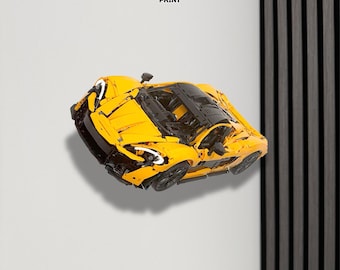 Wall Mount for LEGO Technic McLaren P1 (42172) – Horizontal