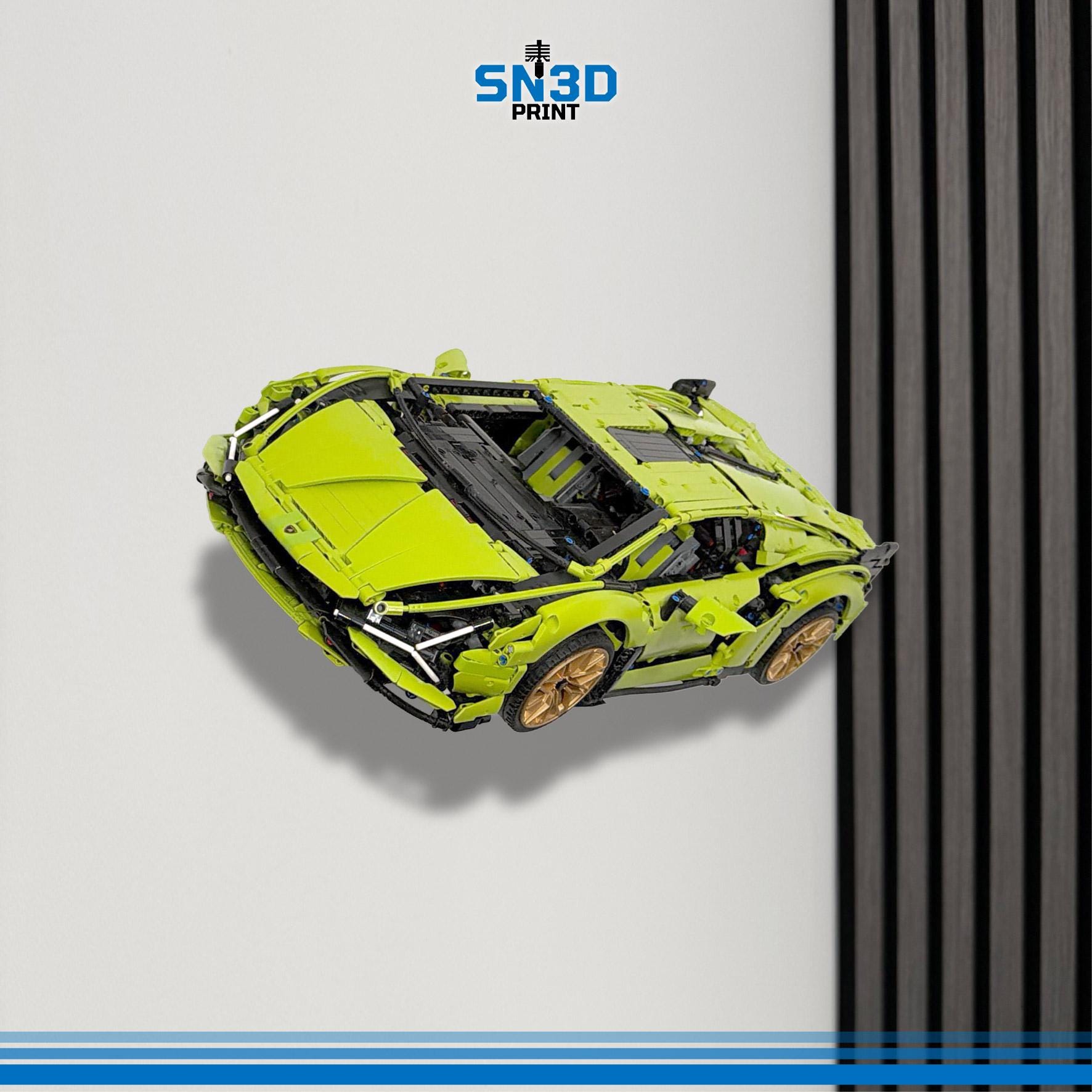 Wall Mount for LEGO Technic Lamborghini Sián FKP 37 (42115