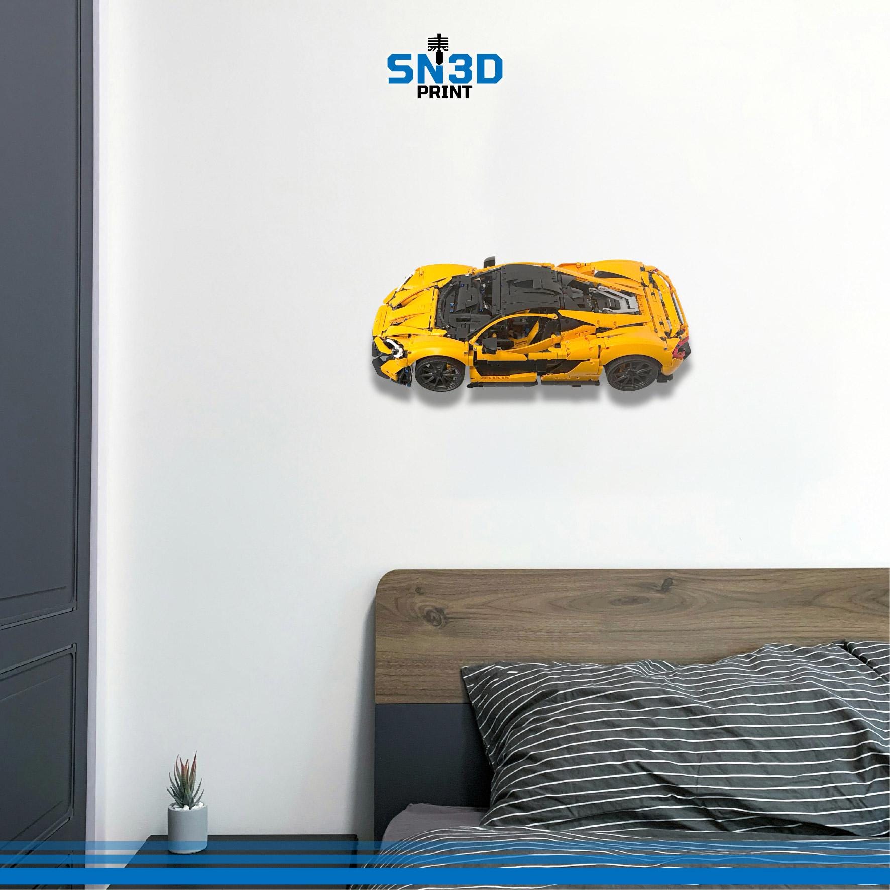 サンバルページ Wall display for LEGO® Technic 42125 Ferrari 488 GTE 