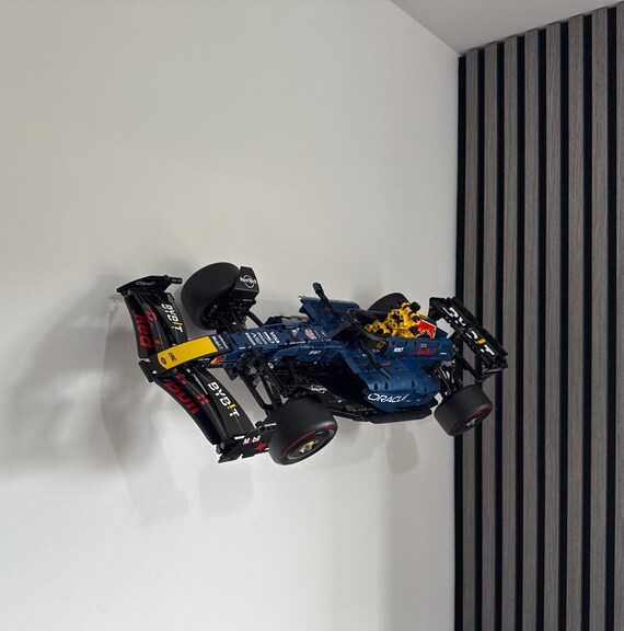 Horizontal Wall Mount for LEGO Technic Redbull Formula 1 Race Car(42206)