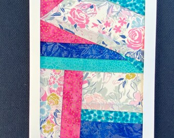 Quilted Greeting Card - Etsy