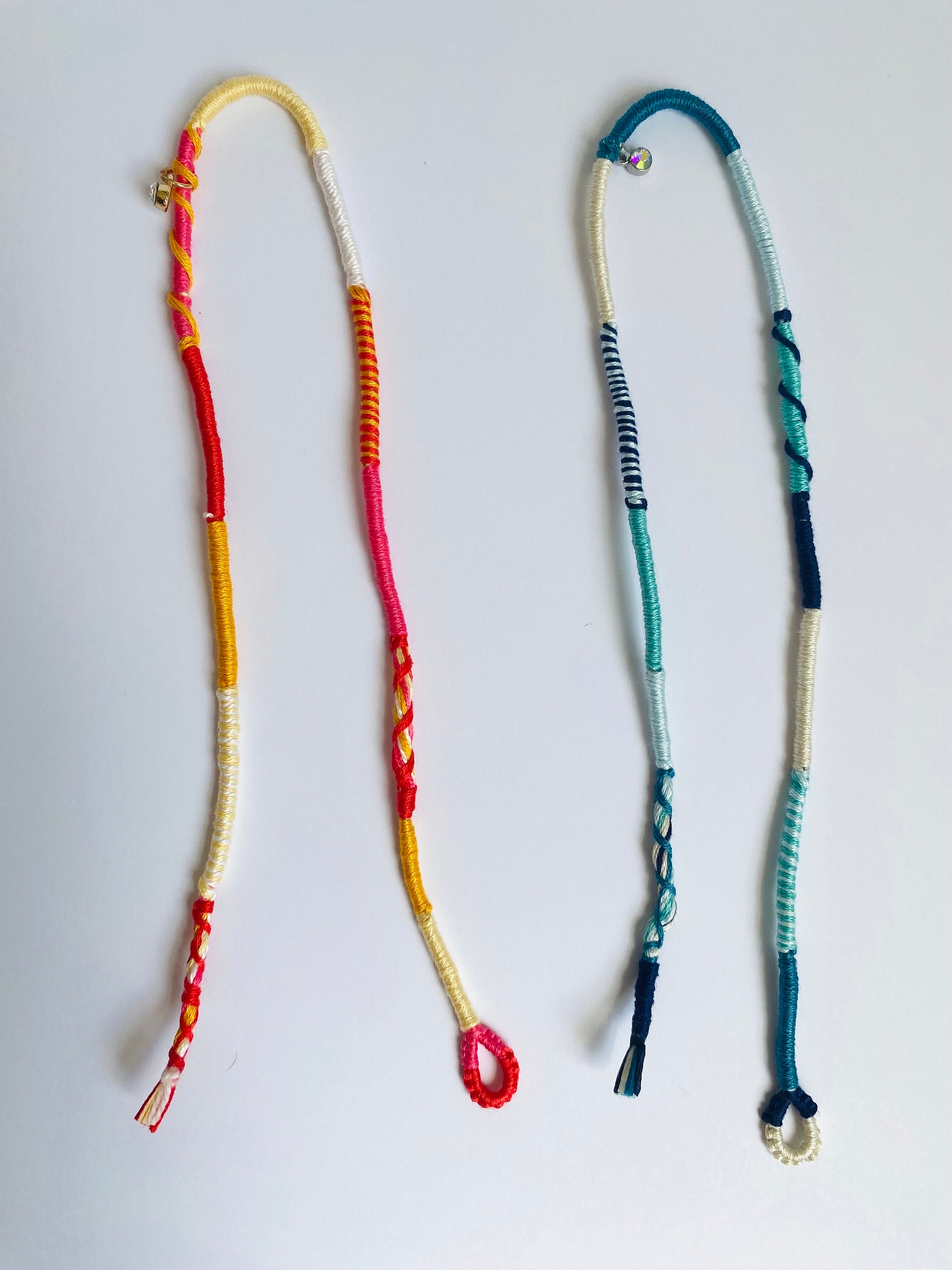 Embroidery Floss Hair Wrap Patterns