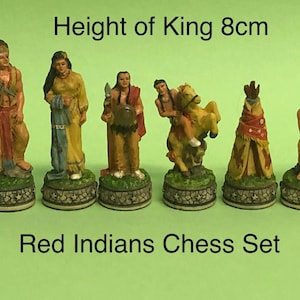 Red Indians Schach Set Latex Formen, DIY Handwerk Gießen, 7 Teilig Bild 1