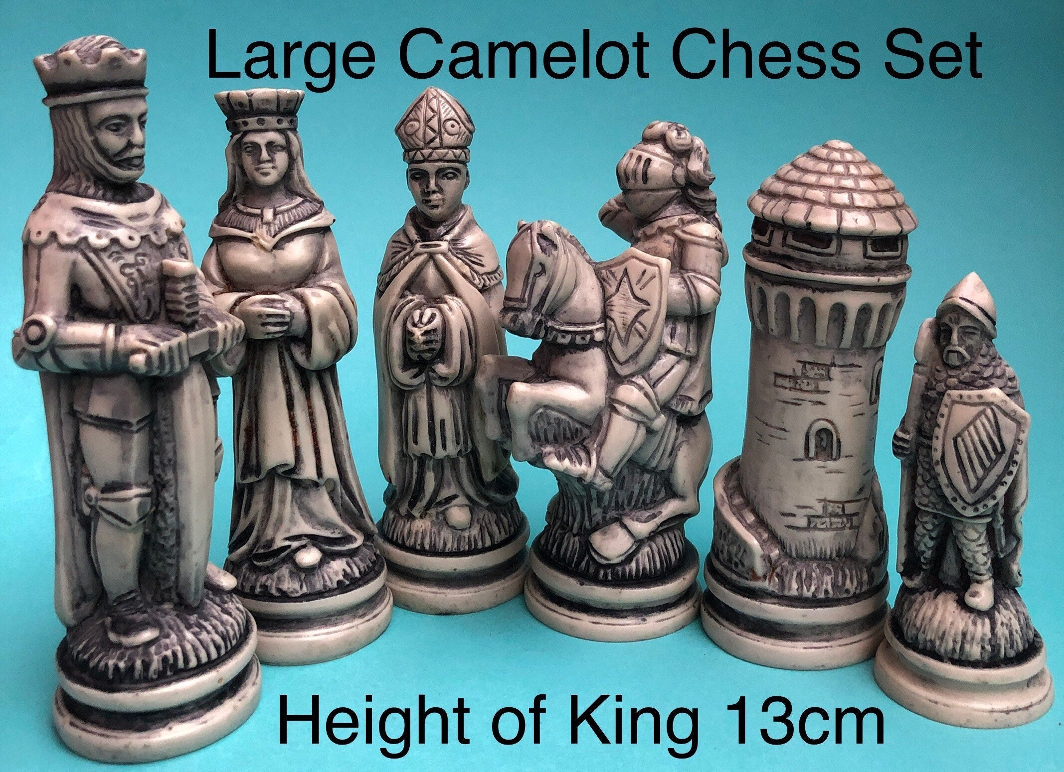 Big Silicone Chess Mold-plaster Concrete Chess Piece Mold-chess