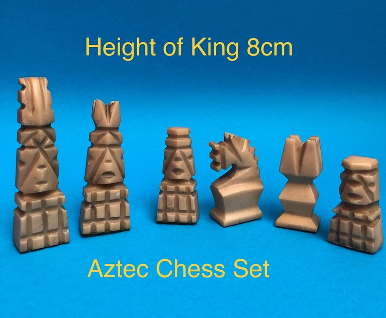 Red Indians Schach Set Latex Formen, DIY Handwerk Gießen, 7 Teilig Bild 8