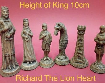 Richard The Lionheart Latex Rubber Moulds * To Make Your Own Chess Sets