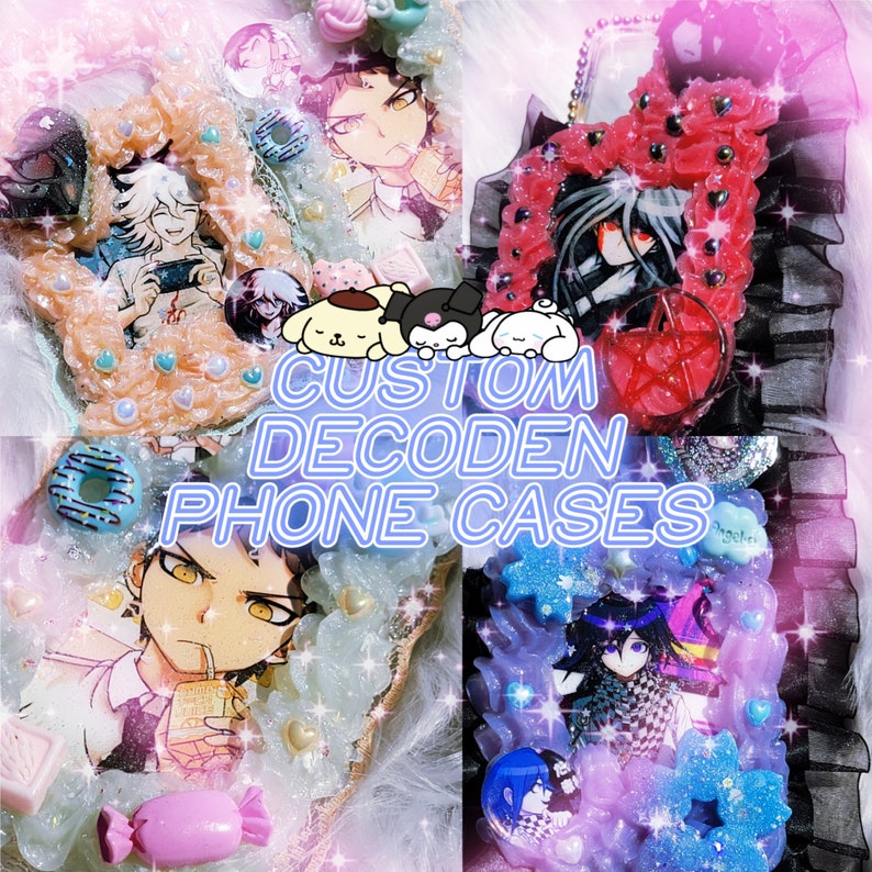 CUSTOM ARTIST choice DECODEN Phone Cases for any Phone Model (Anime, Celebrity, Movie) 