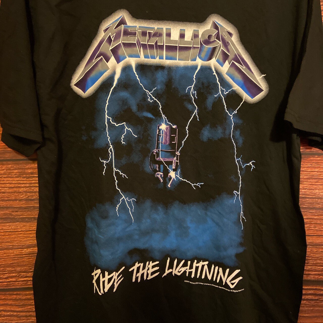 Metallica Ride the Lightning tshirt Etsy