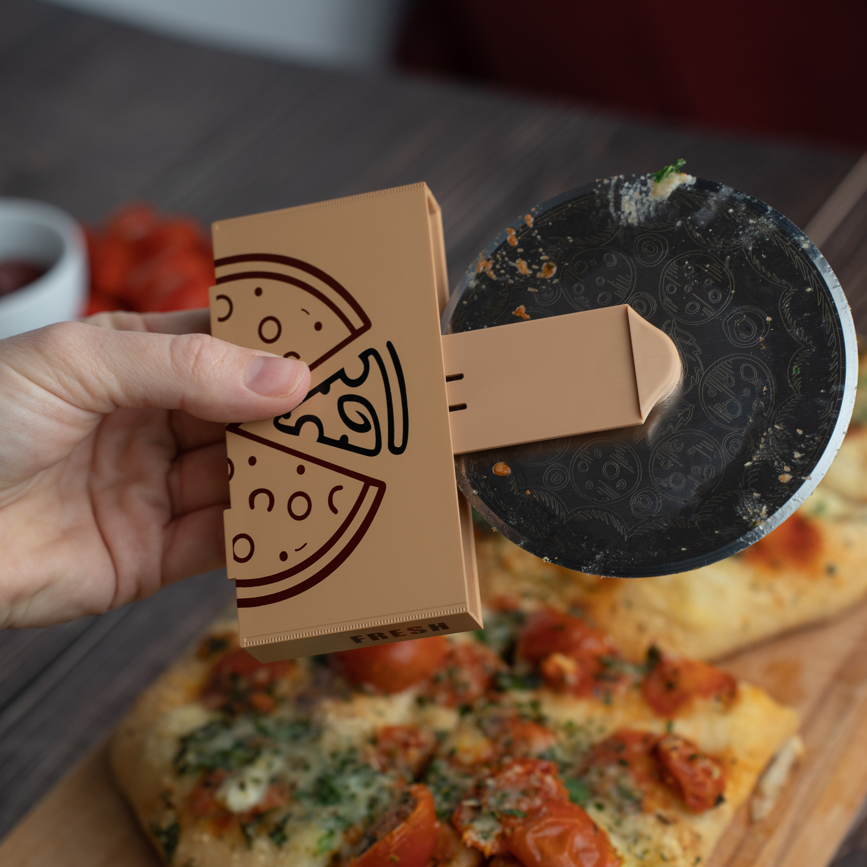 Lil' Slicey Pizza Cutter Funny Pizza Cutter Novelty Kitchen Gift