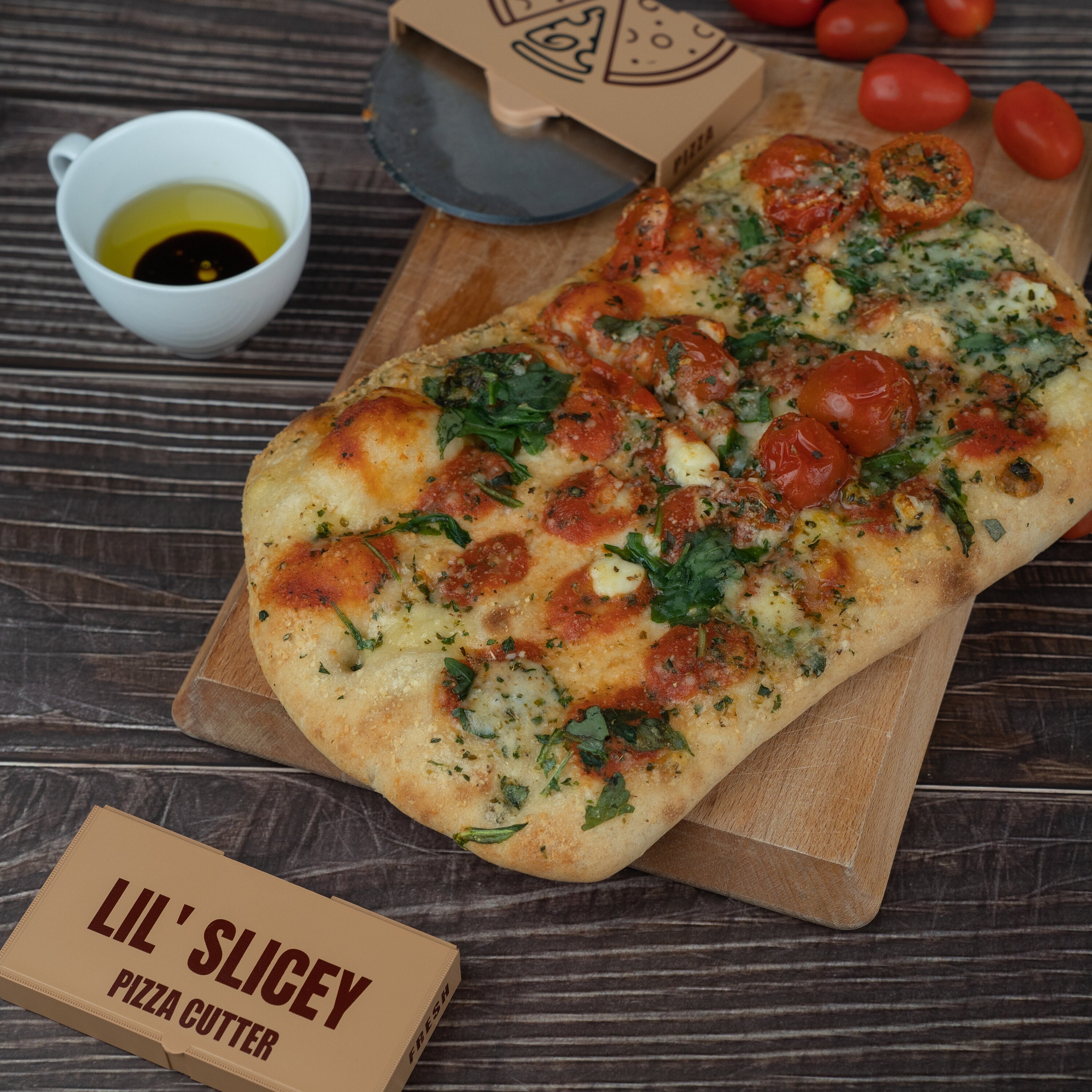 Lil' Slicey Pizza Cutter Funny Pizza Cutter Novelty Kitchen Gift