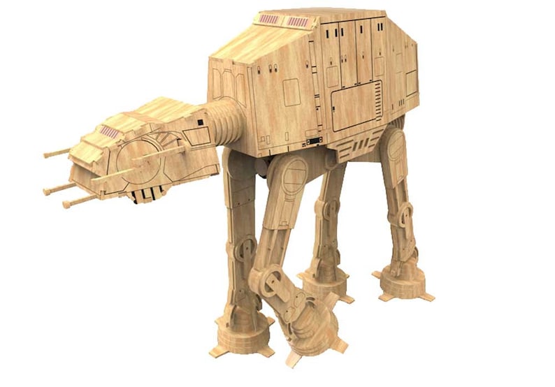 ATAT Star Wars SVG & DXF Laser Cut Files Vector Plans - Etsy Israel