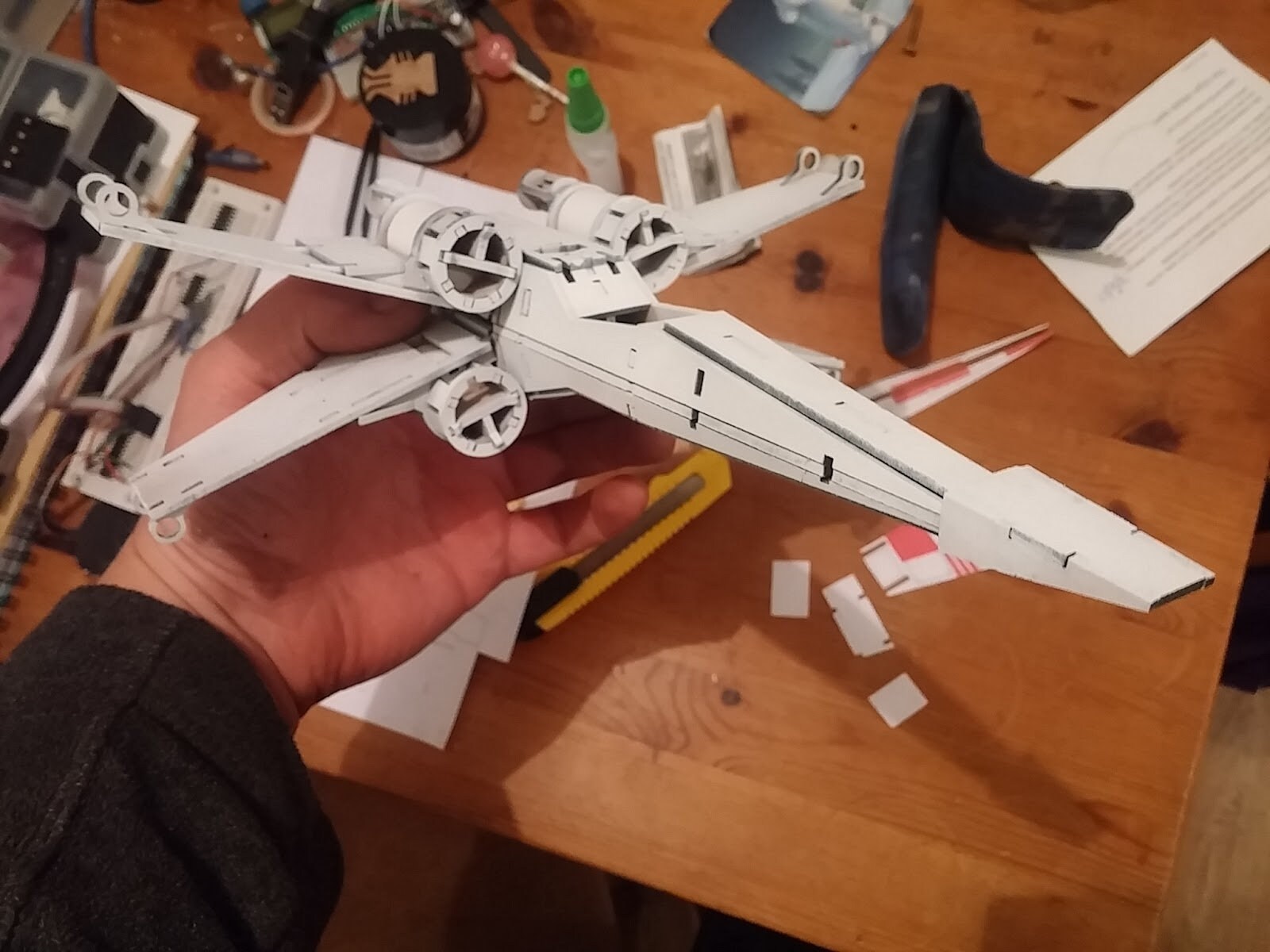 Star Wars Xwing Fighter Laser Cut Files Vector Plans Etsy