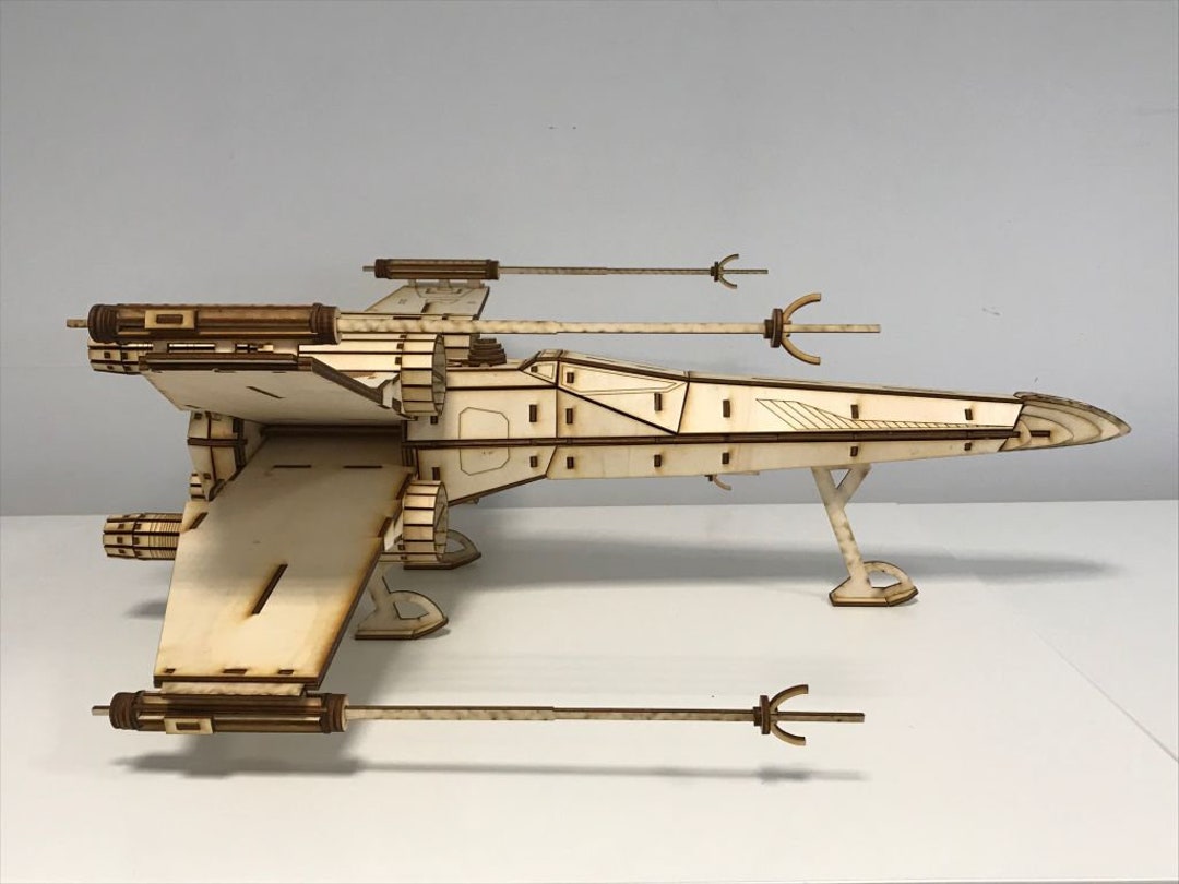 Star Wars Xwing Fighter Laser Cut Files, Vector Plans, Files Instant